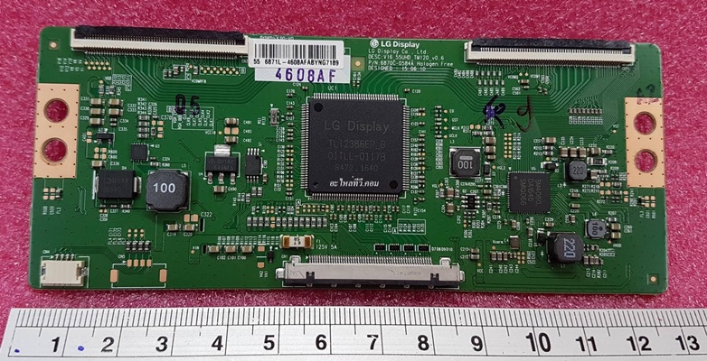 ยี่ห้อ TOSHIBA ทีคอน(T-CON) รุ่น55U7650  พาร์ทบอร์ด :6870C-0584A