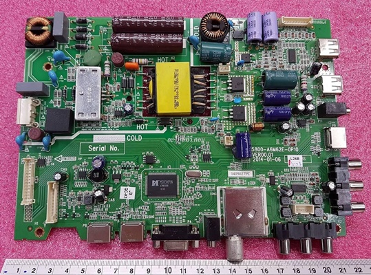 ยี่ห้อ Skyworth วันบอร์ด(One Board) รุ่น32E360  พาร์ทบอร์ด :5800-A6M62E-0P10   จอ-SDL320HY(CD0-602)(01)  เบอร์T-CON MT3151A05-5-XC-9  (ทีคอนติดกับจอถอดแยกออกจากจอไม่ได้)