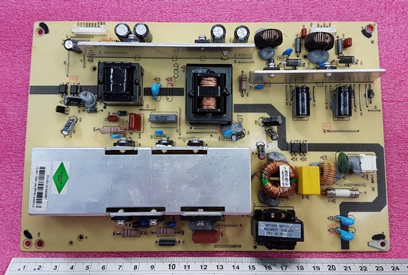 ยี่ห้อ SINGER ซัพพลาย(POWER SUPPLY) รุ่นLED50DTV  พาร์ทบอร์ด :MP165D-1MF21