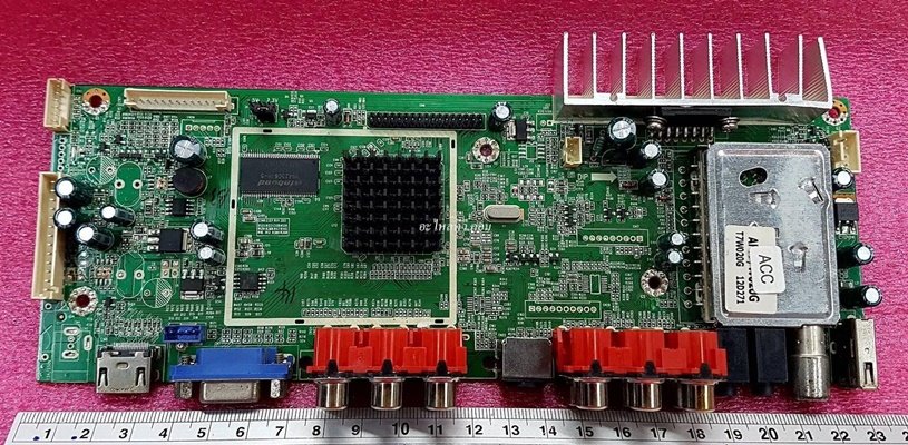 ยี่ห้อ POLYTRON เมนบอร์ด(Main Board) รุ่นPLM-32M11   พาร์ทบอร์ดMST6M181V1.0-E   ใช้กับจอ-LTA320AP05