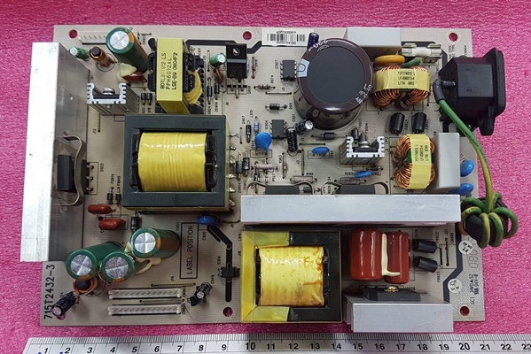 ยี่ห้อ Philips ซัพพลาย(POWER SUPPLY) รุ่น42PFL7422/98   พาร์ทบอร์ด :715T2432-3