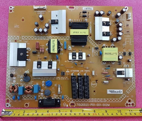 ยี่ห้อ Philips ซัพพลาย(POWER SUPPLY) รุ่น50PUT8509S/98   พาร์ทบอร์ด :715G6555-P01-001-002M