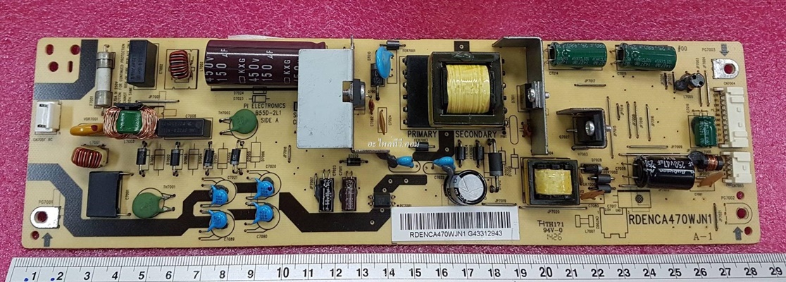ยี่ห้อ SHARP ซัพพลาย รุ่นLC-39LE155M :LC-39LE155D2   พาร์ทบอร์ด :RDENCA470WJN1