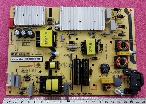 ยี่ห้อ TCL ซัพพลาย(POWER SUPPLY) 40-L141H4-PWG1CG :08-L141W54-PW210AA
