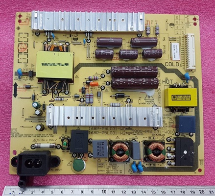 ยี่ห้อ Skyworth ซัพพลาย(POWER SUPPLY) รุ่น55E390  พาร์ทบอร์ด :168P-P5L031-W0