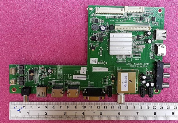 ยี่ห้อ Skyworth เมนบอร์ด รุ่น49E660 5800-A6M630-0P10 รุ่นนี้ช่างบริษัทแจ้งว่าใช้จอเวอร์ชั่นเดียว หากรุ่นเดียวกัน ใช่กันได้เลย